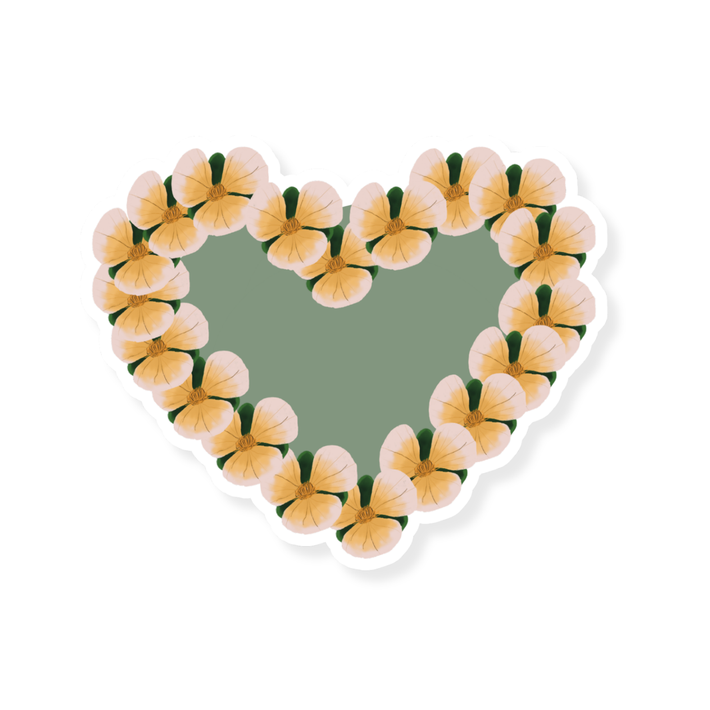 Aloha Heart Sticker