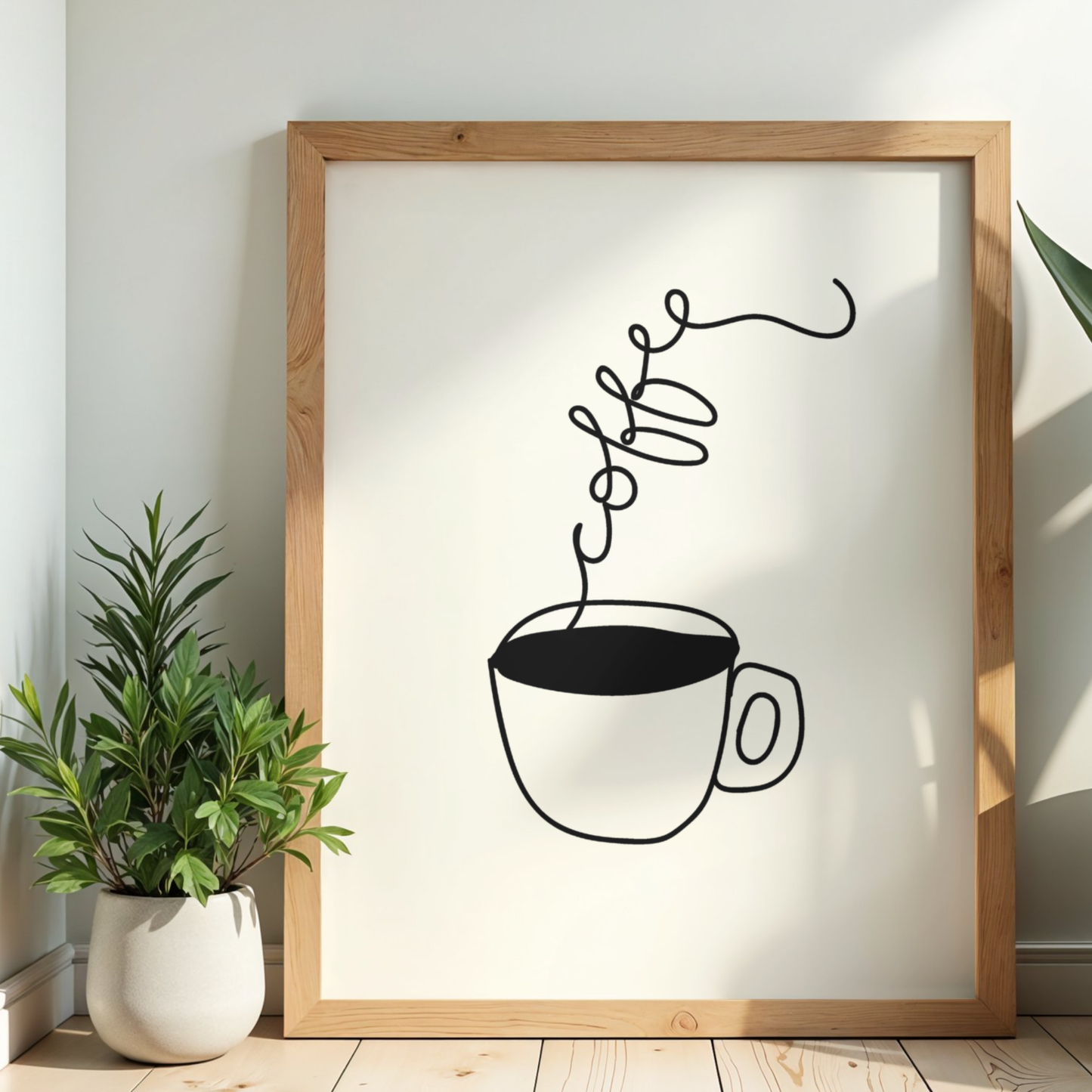 Minimalist Coffee Print