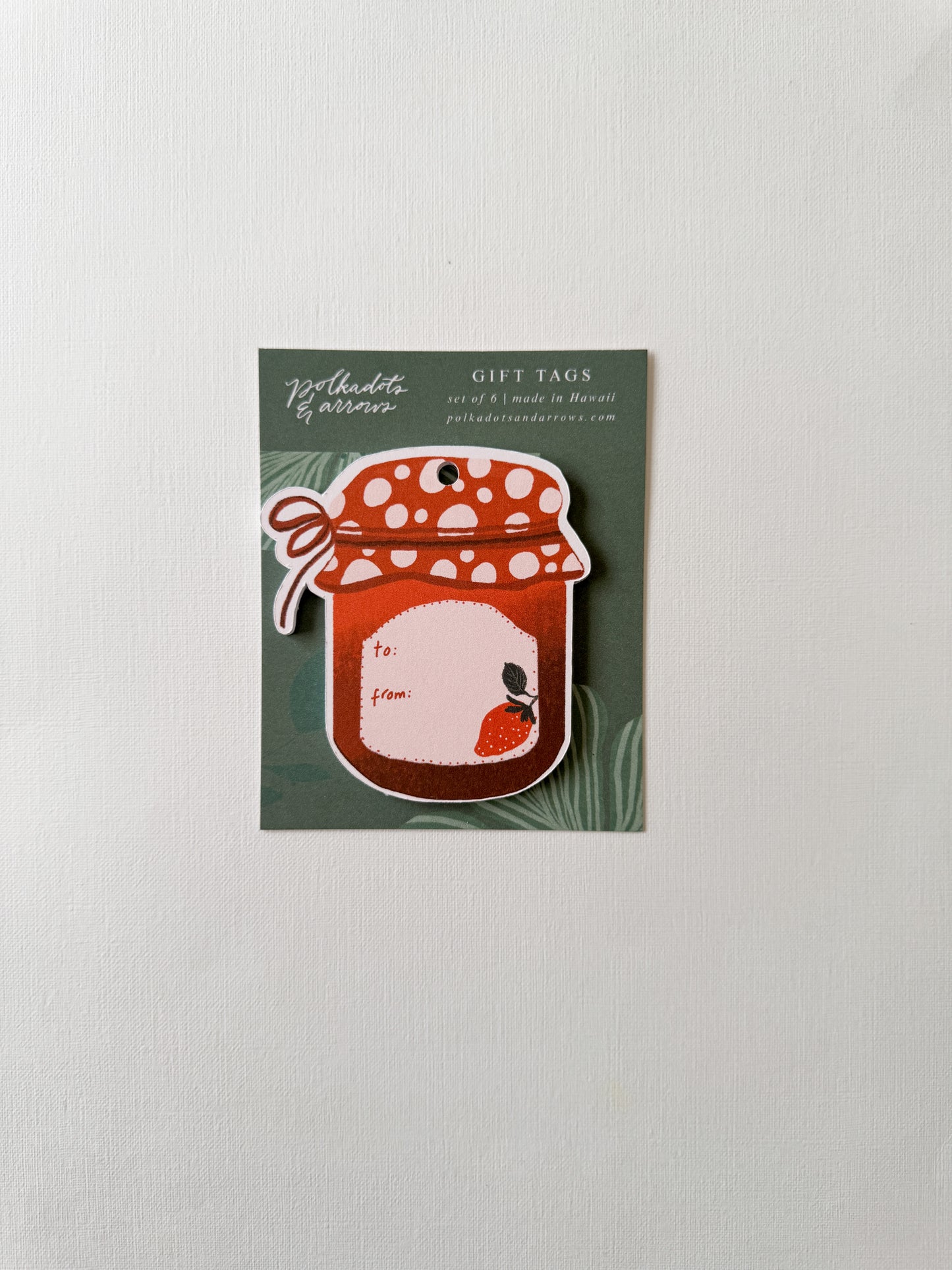Strawberry Jam Gift Tag