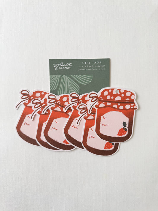 Strawberry Jam Gift Tag