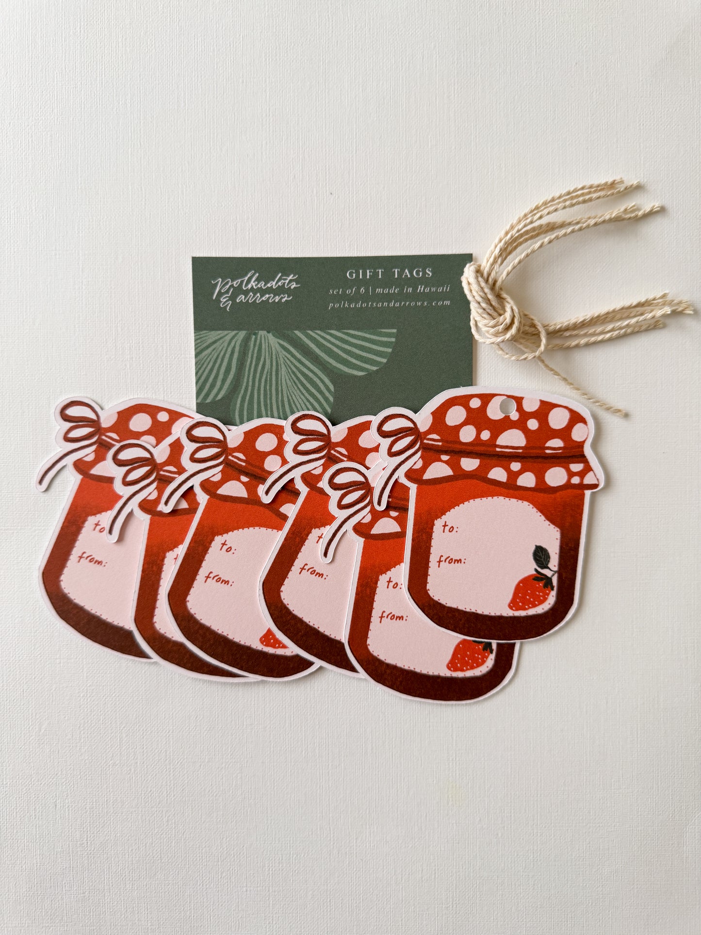 Strawberry Jam Gift Tag