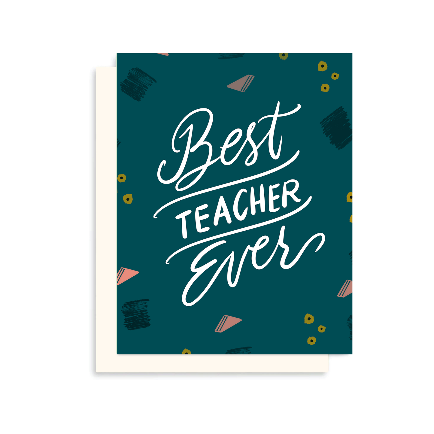 Hand lettered Teacher Thanks