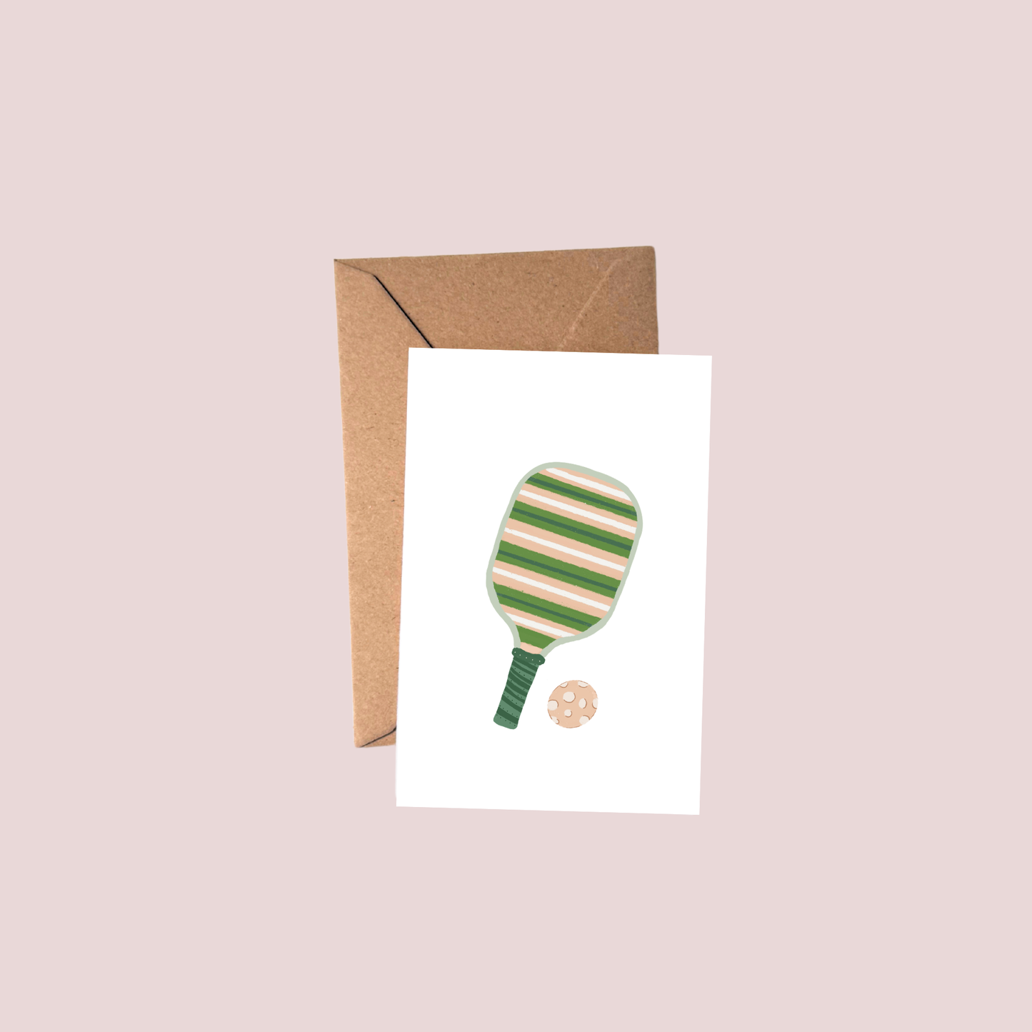 Pickleball Mini Greeting Card | Cute Gift Enclosure for Sports Fans