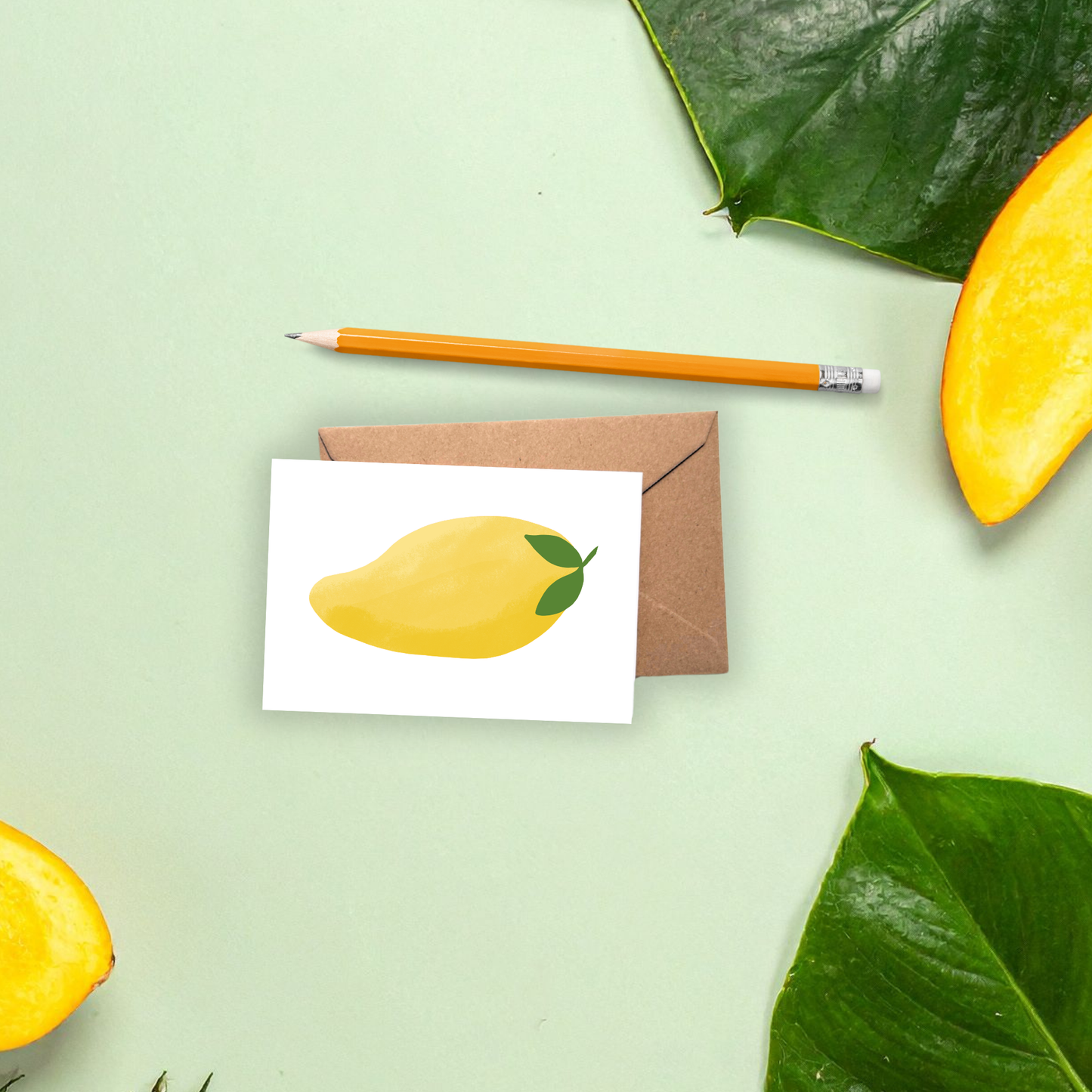Mango Fruit Mini Enclosure Card